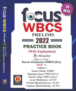 Focus WBCS Prelims 2022 Practice Book (25 Sets) In English  (Paperback, Monalisa, Sourav Chatterjee)